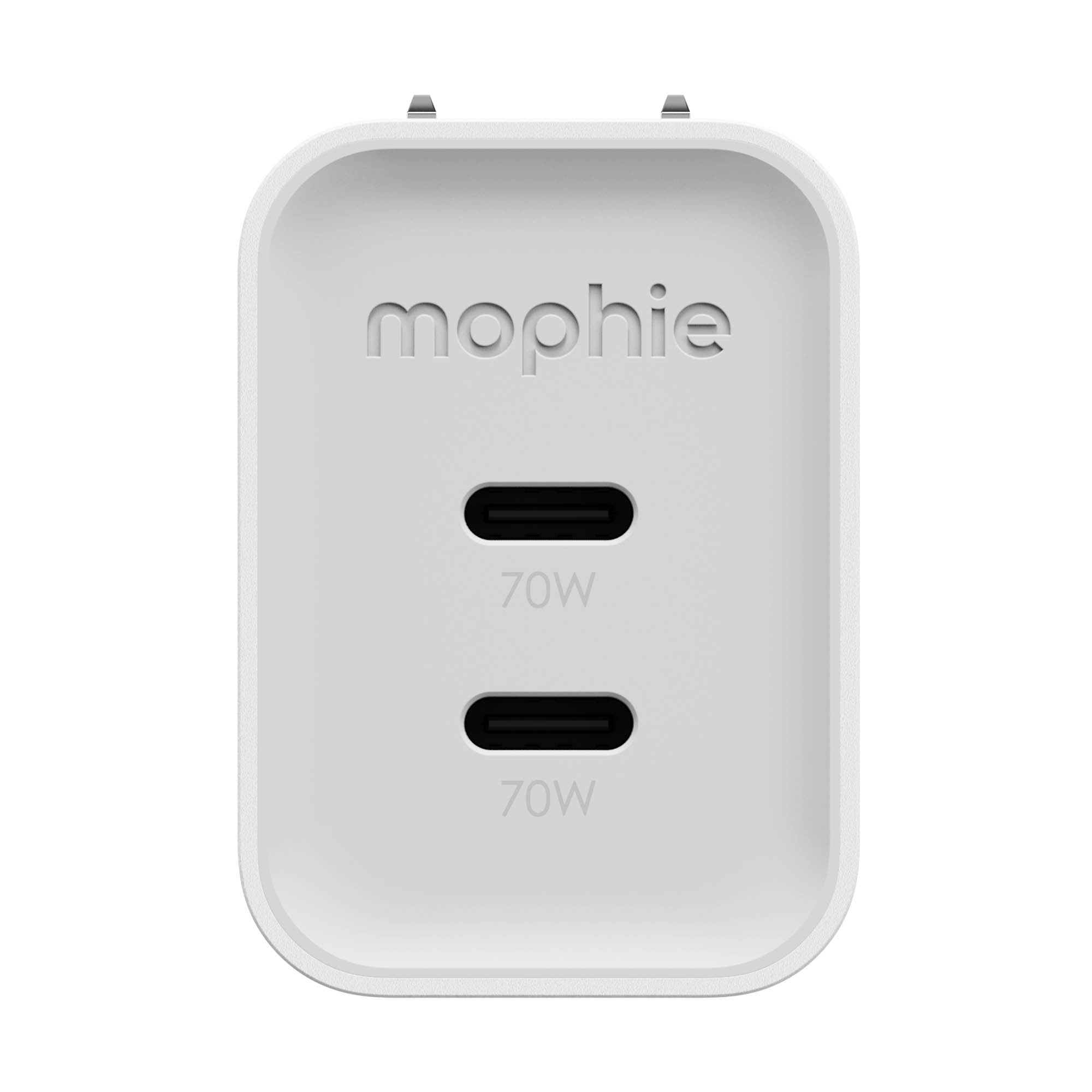Mophie Speedport 70W Dual USB-C Wall Charger - White - 15-15070
