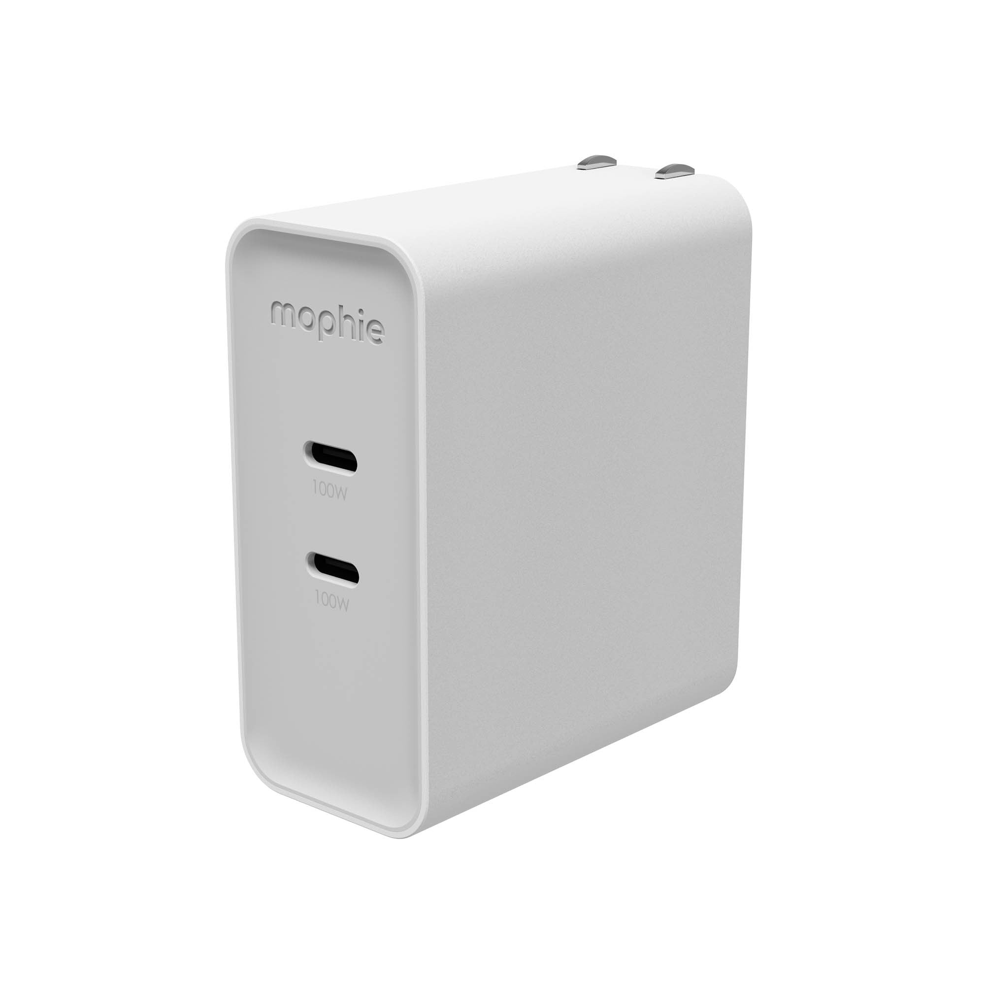 Mophie Speedport 100W Dual USB-C Wall Charger - White - 15-15071