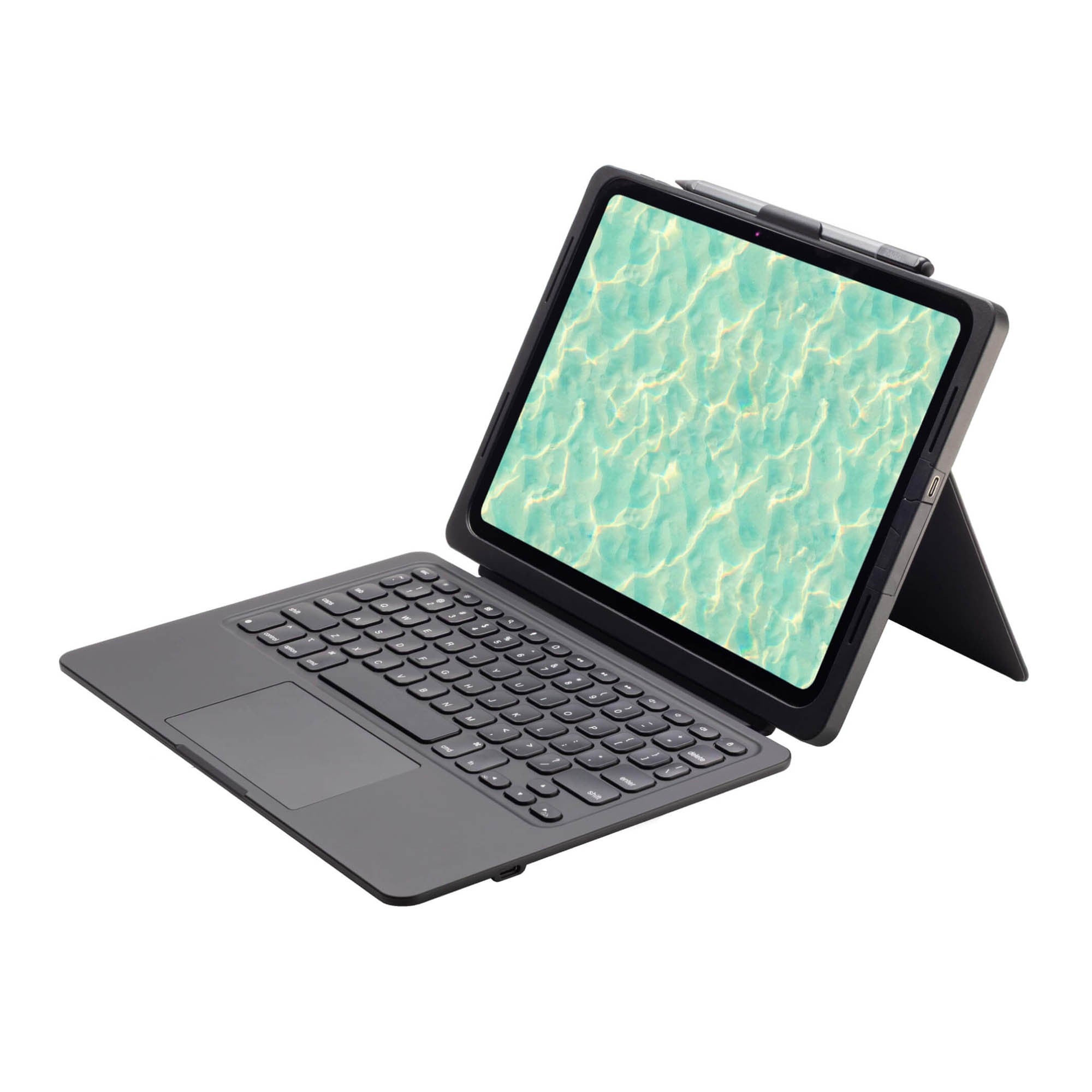 iPad Air 11-in M4/M3/M2 ZAGG Pro Keys Connect Keyboard - Black - 15-15105