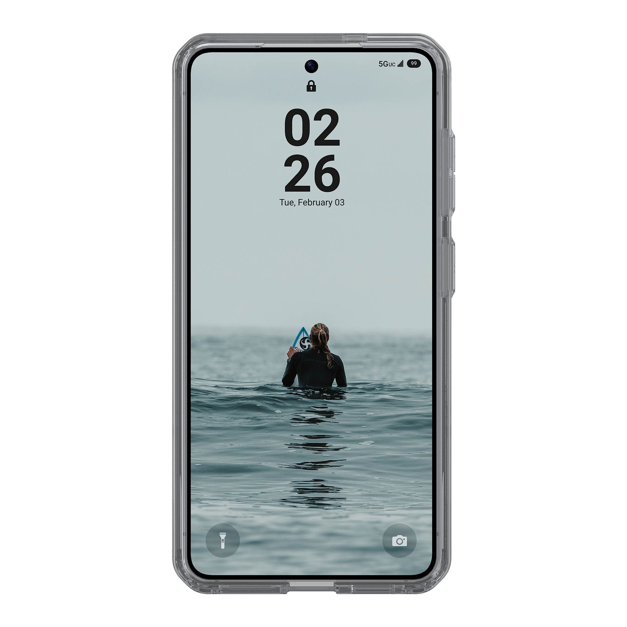 Samsung Galaxy S26 UAG Dot w/Magnet Case - True Clear Ice/Ash - 15-15139