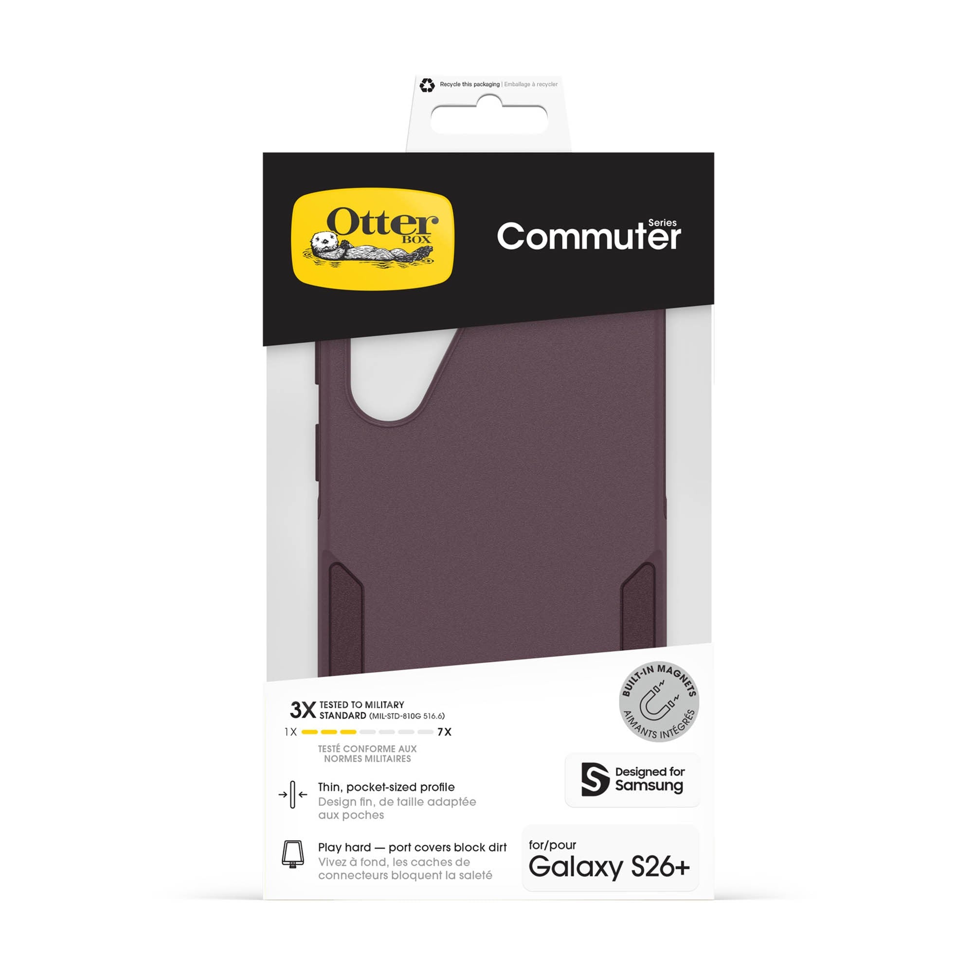 Samsung Galaxy S26+ Otterbox Commuter w/Magnets Case - Tailhead - Purple - 15-15193