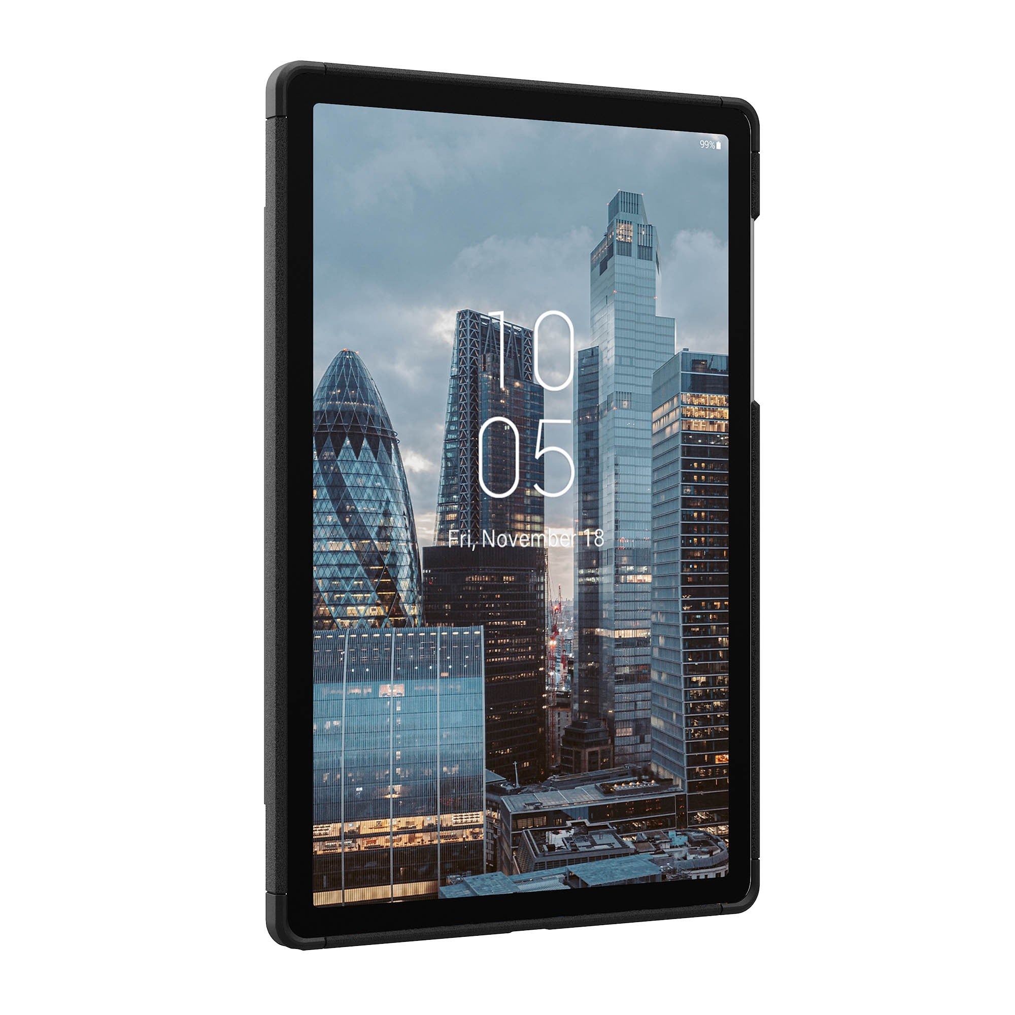 Samsung Galaxy Tab A11+/A9+ UAG Scout w/Kickstand and Handstrap Case - Black - 15-15230