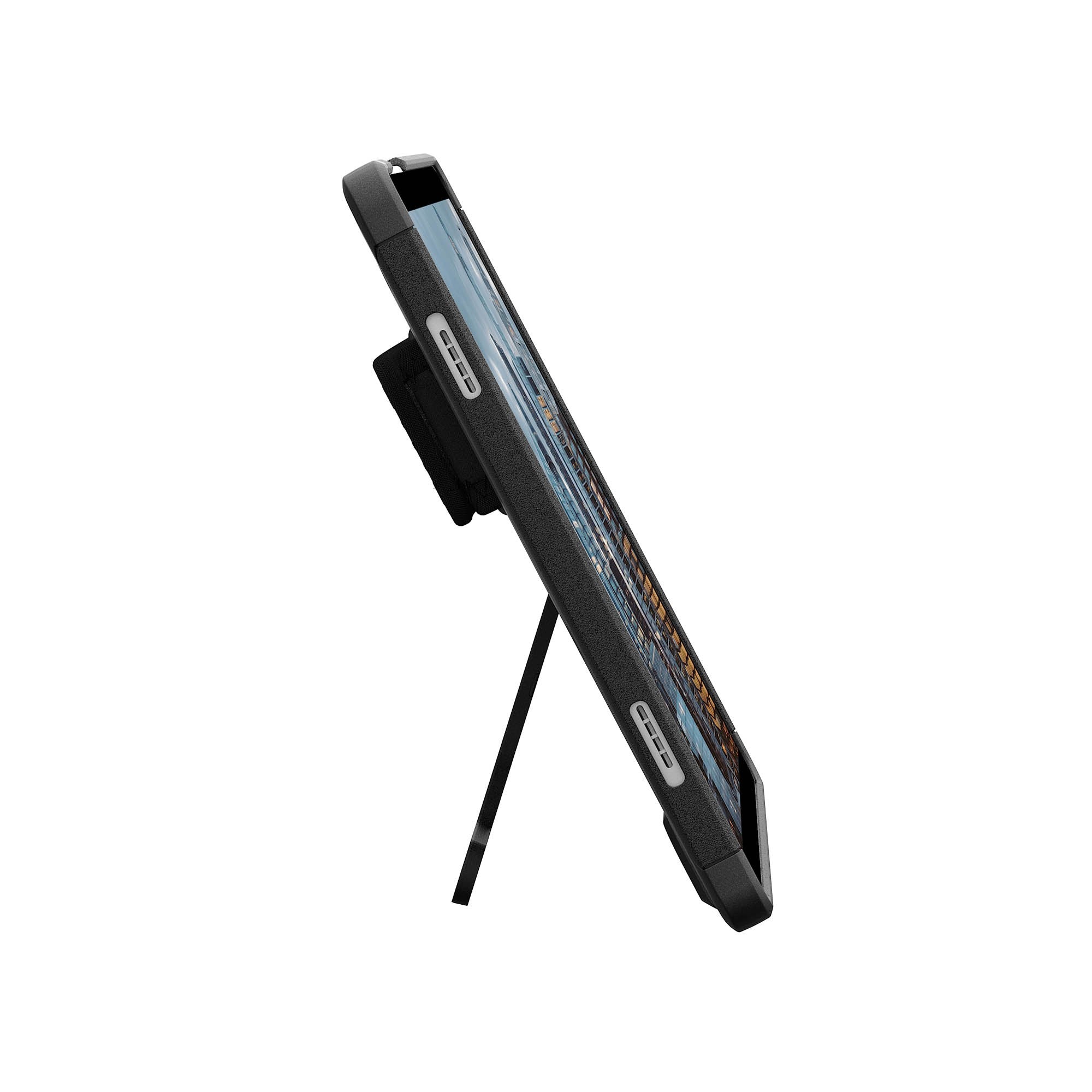 Samsung Galaxy Tab A11+/A9+ UAG Scout w/Kickstand and Handstrap Case - Black - 15-15230