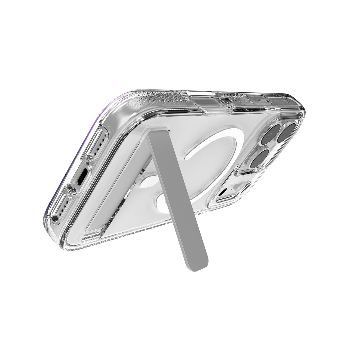 iPhone 18 Pro/17 Pro ZAGG Graphene Crystal Palace Snap Kickstand Case - Clear - 15-15269