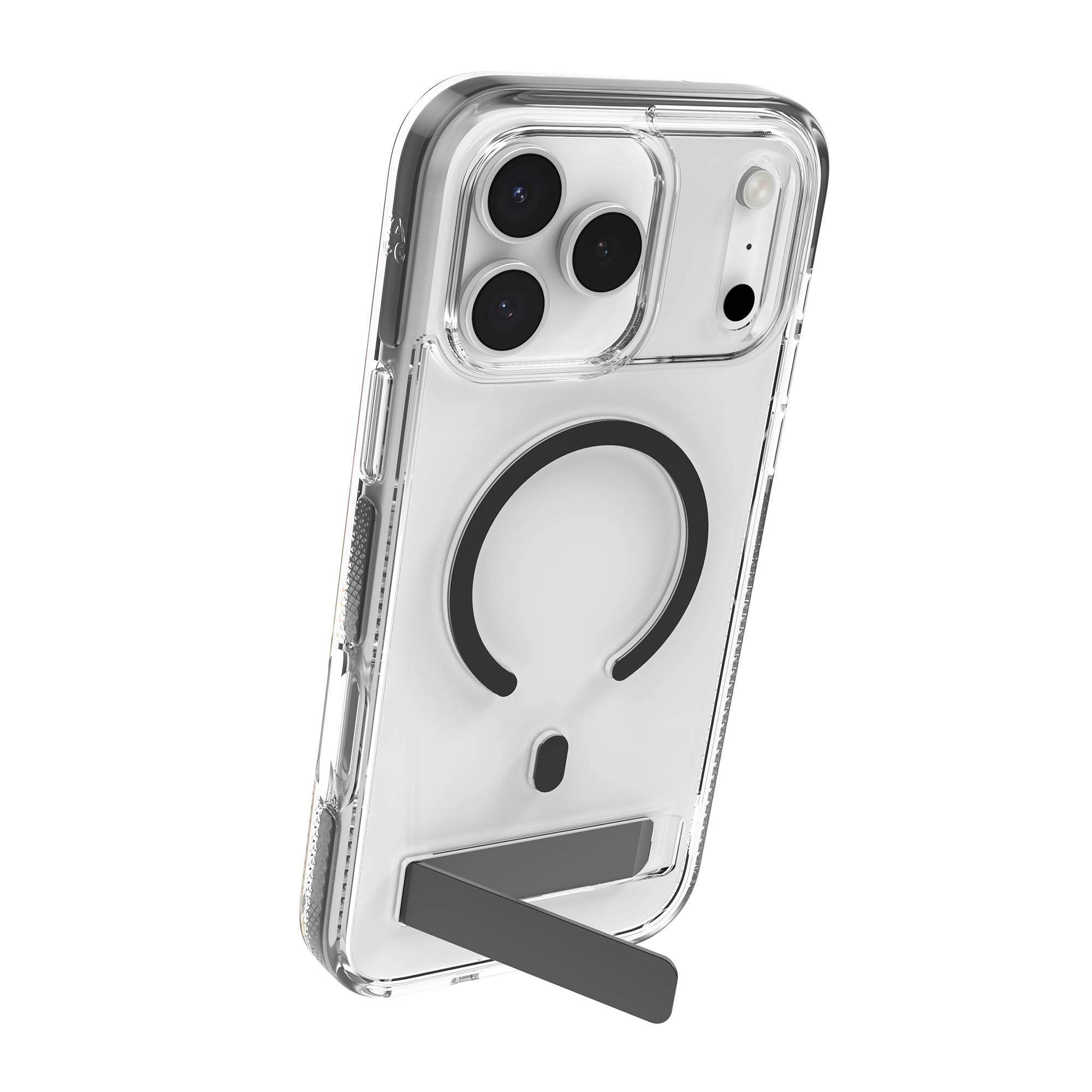 iPhone 17 Pro Max ZAGG Graphene Santa Cruz Snap Kickstand Case - Black - 15-15272