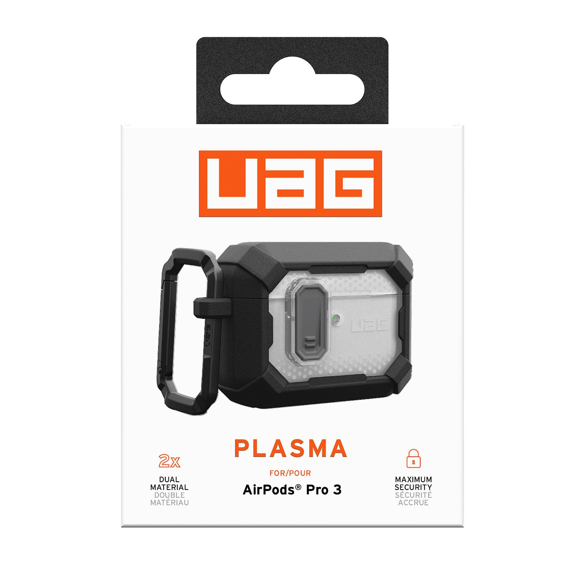 Airpods Pro 3rd Gen UAG Plasma Case - Black - 15-15281