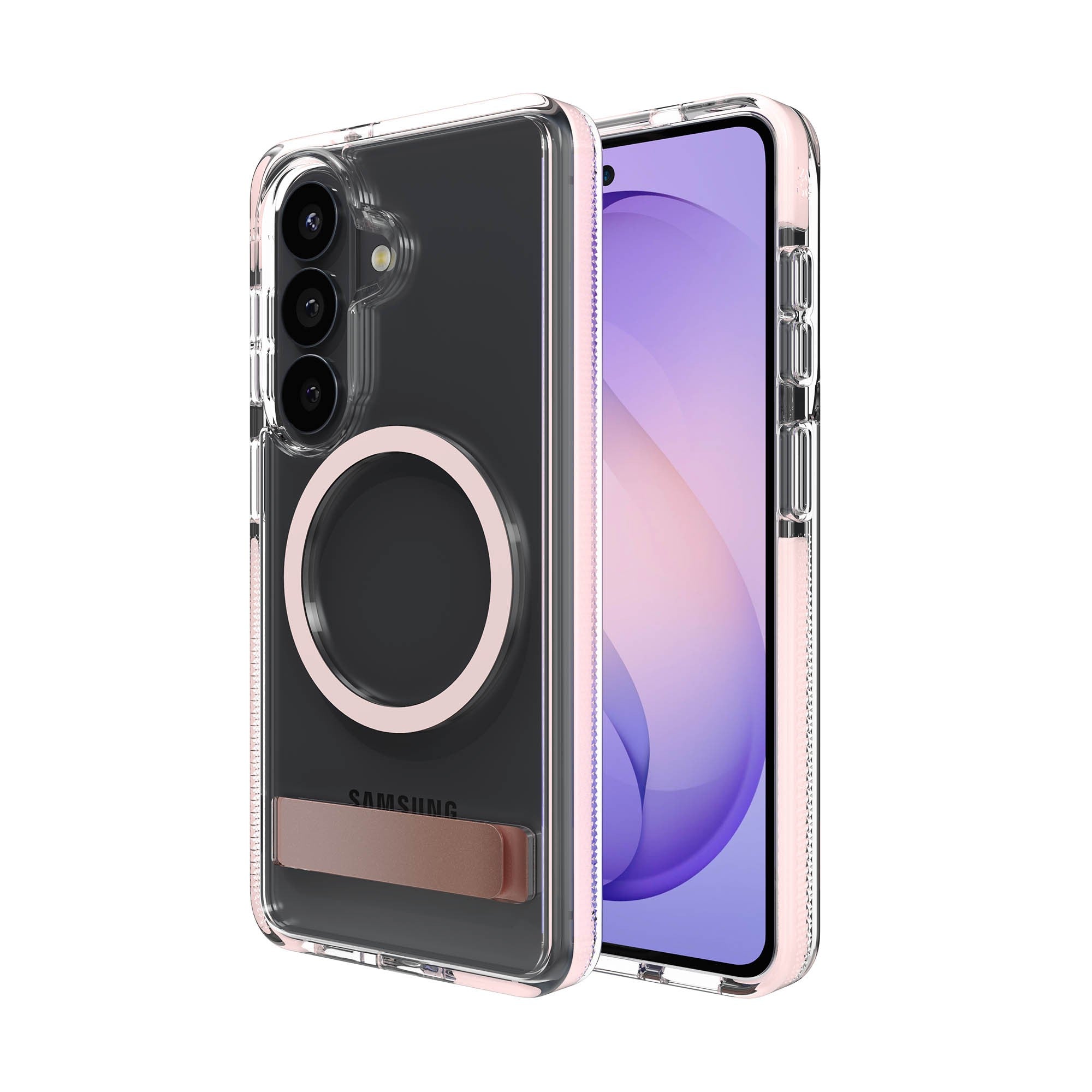 Samsung Galaxy S26 ZAGG Graphene Santa Cruz Snap Kickstand Case - Pink Sorbet - 15-15312