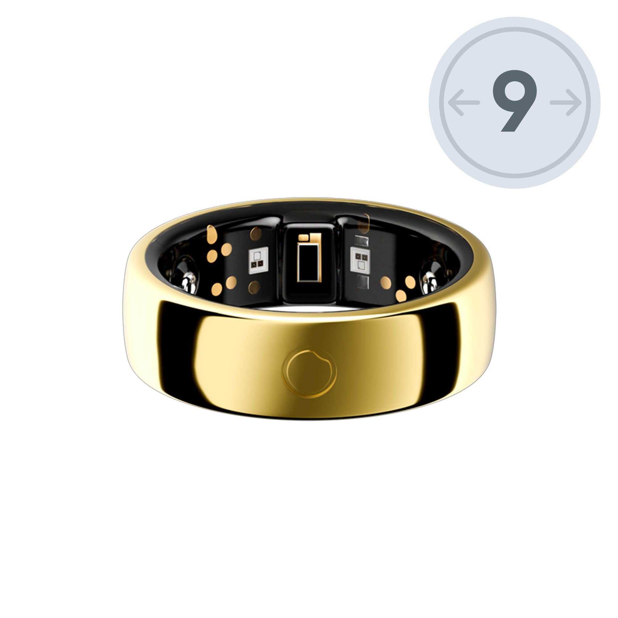 Circular Ring 2 Size 9 - Gold - 15-15397