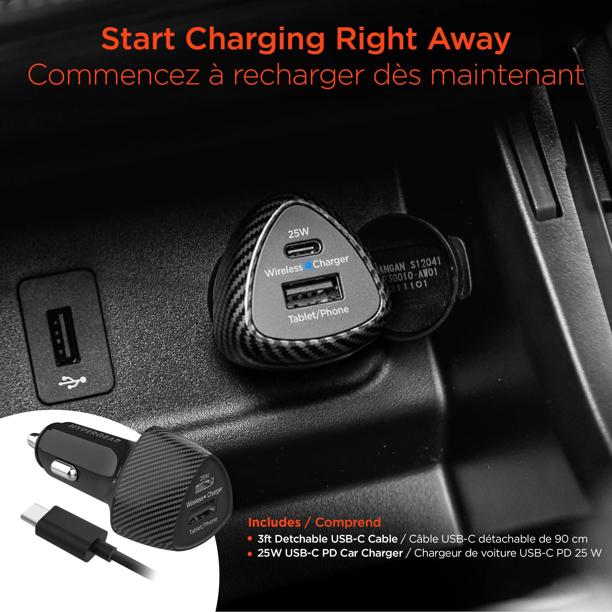 HyperGear MaxCharge Wireless Charging Vehicle Mount Kit Compatible w/MagSafe - 15-15425