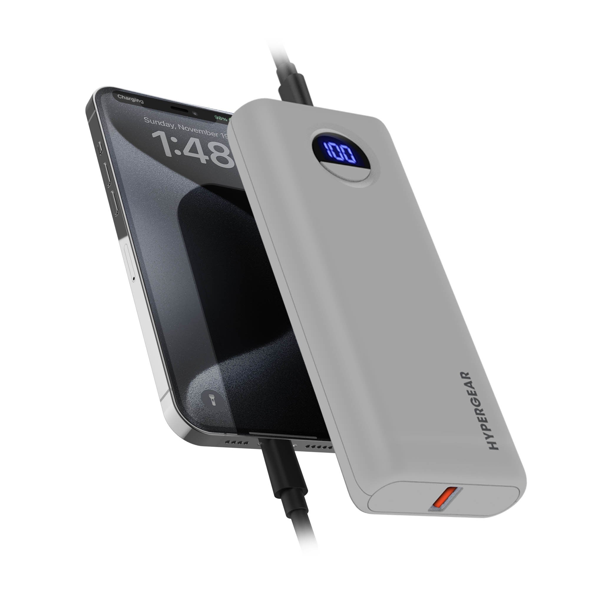 HyperGear 20000mAh Power Pack Pro+ Portable Power Bank with Digital Display - 15-15457