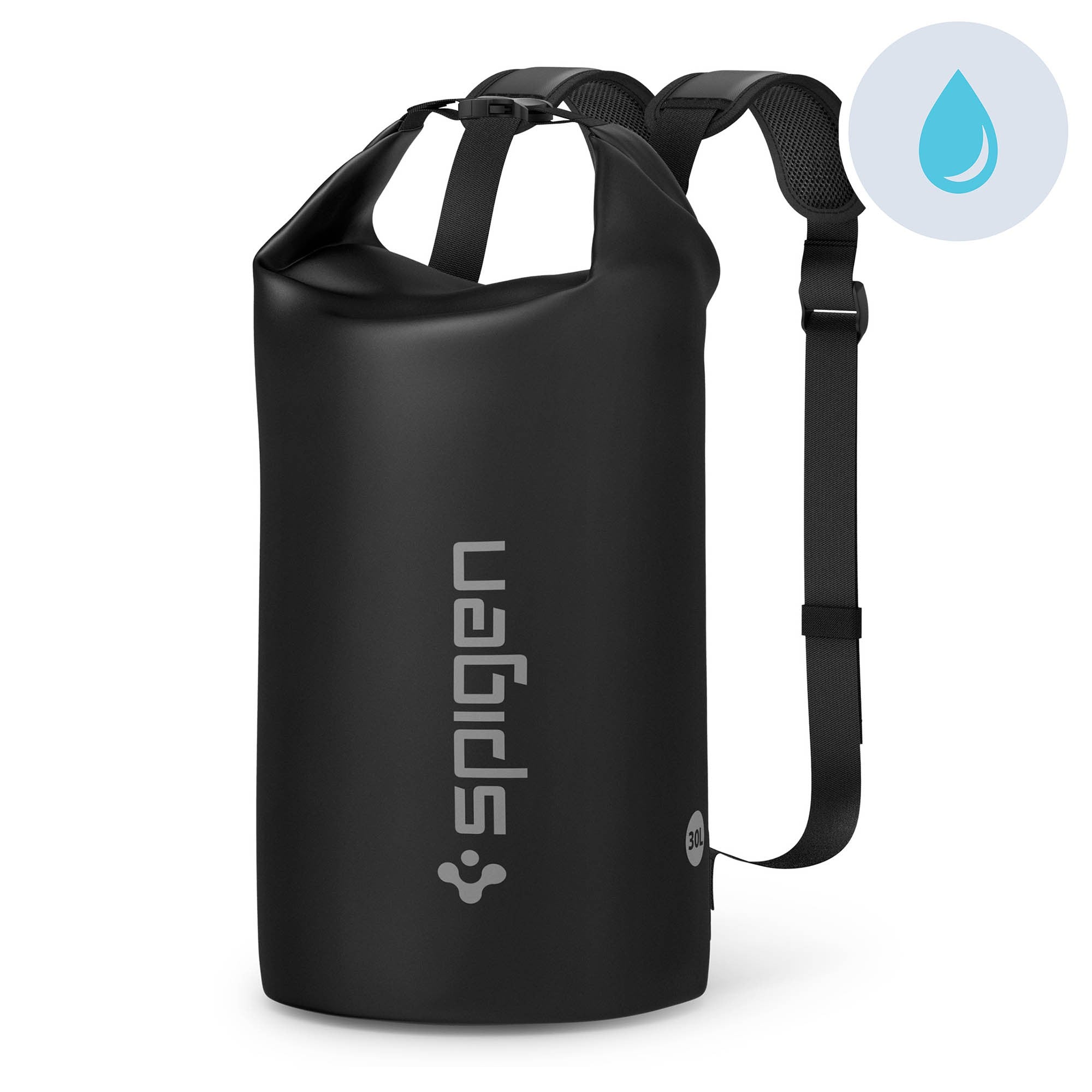 Universal Spigen Waterproof 30L Bag - Black - 15-15753