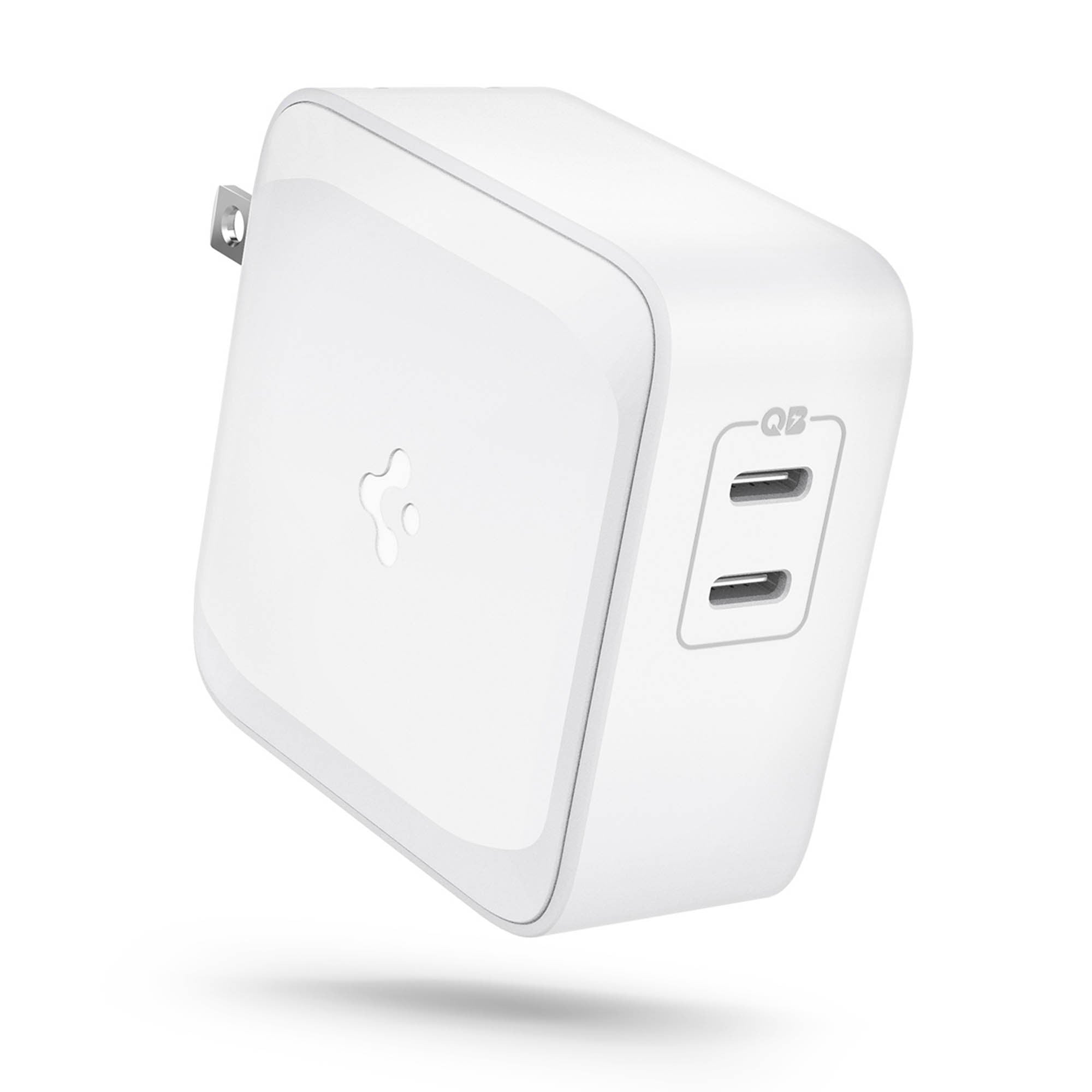 Spigen ArcStation Pro GaN 70W Dual Port Wall Charger - White - 15-15758