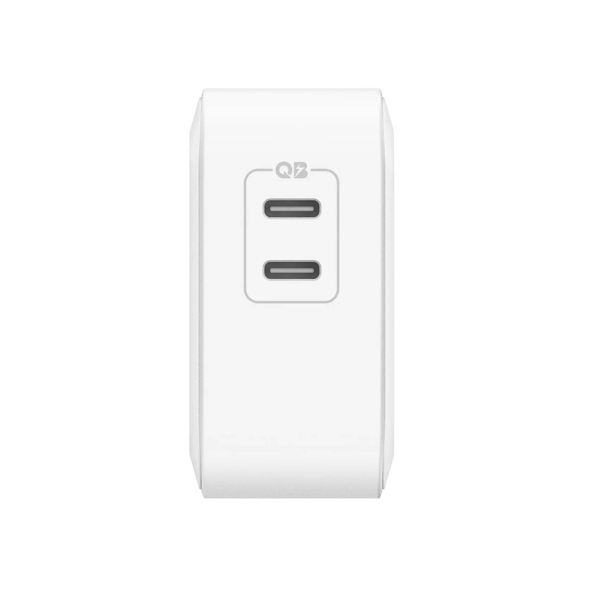 Spigen ArcStation Pro GaN 70W Dual Port Wall Charger - White - 15-15758