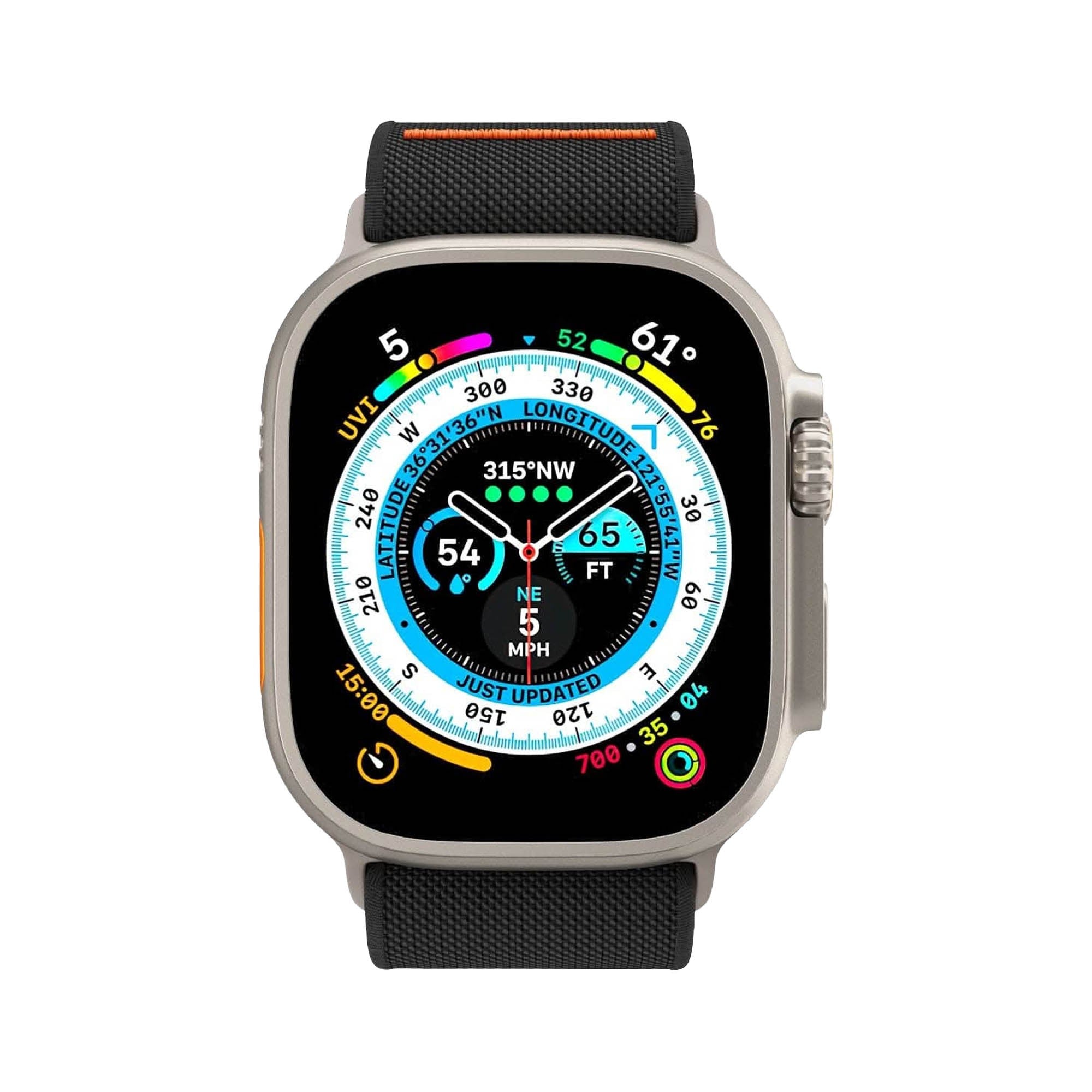 Apple Watch 42-49mm Spigen Lite Fit Ultra Band - Black - 15-15760