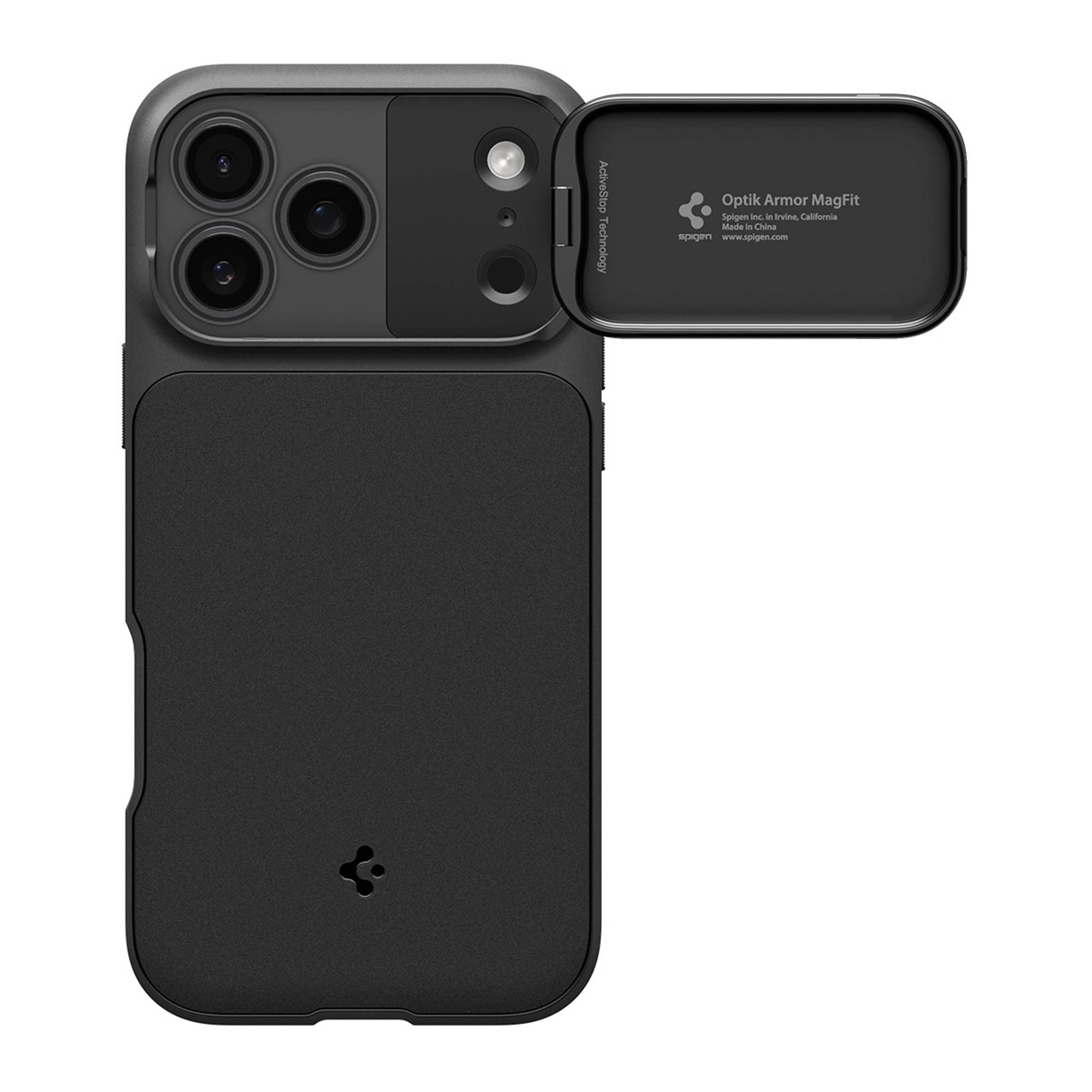 iPhone 17 Pro Spigen Optik Armor Magfit - Black - 15-15787
