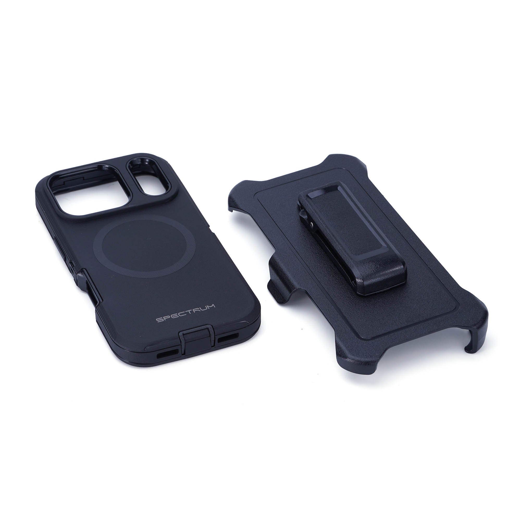 iPhone 17 Pro SPECTRUM Prime + Holster Case w/Magnets - Black - 15-15815