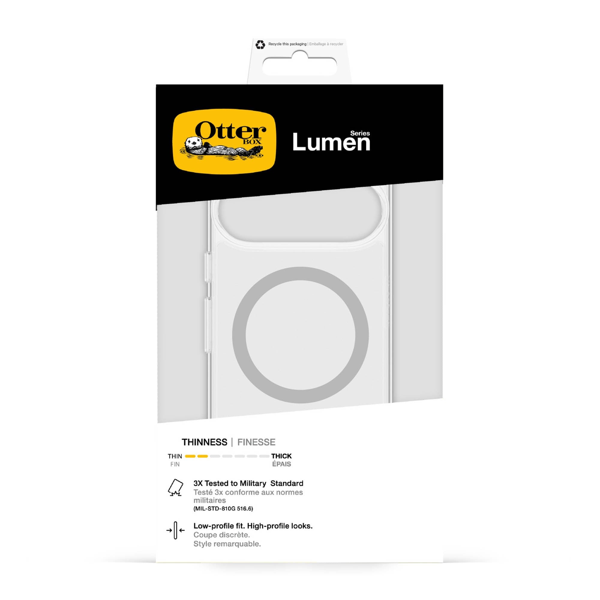 Google Pixel 11/11 Pro Otterbox Lumen w/Magnets Case - Clear/Blue - 15-15979