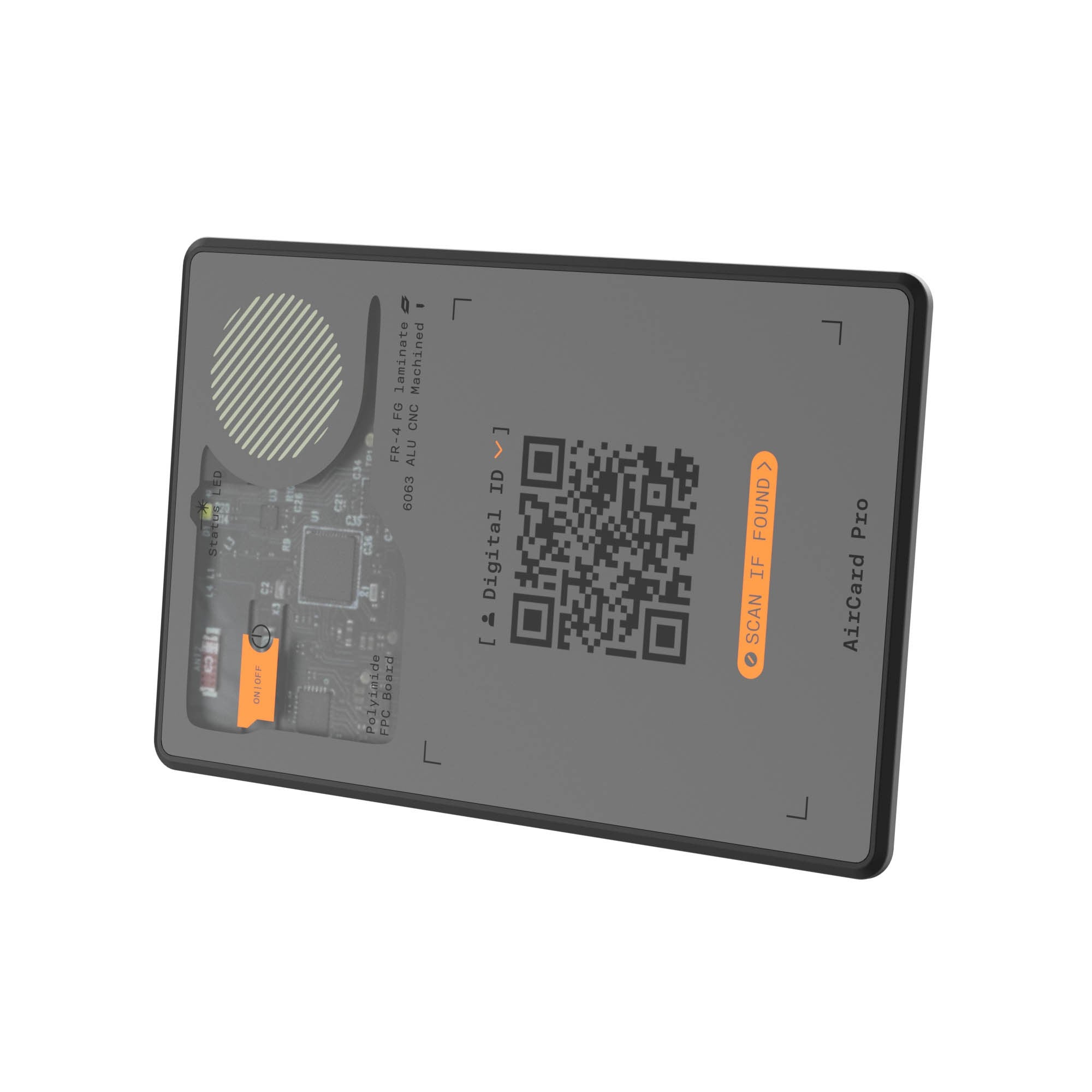 Rolling Square AirCard Pro Dual Ultra-Thin Bluetooth Tracker - IOS + Android - 15-16107