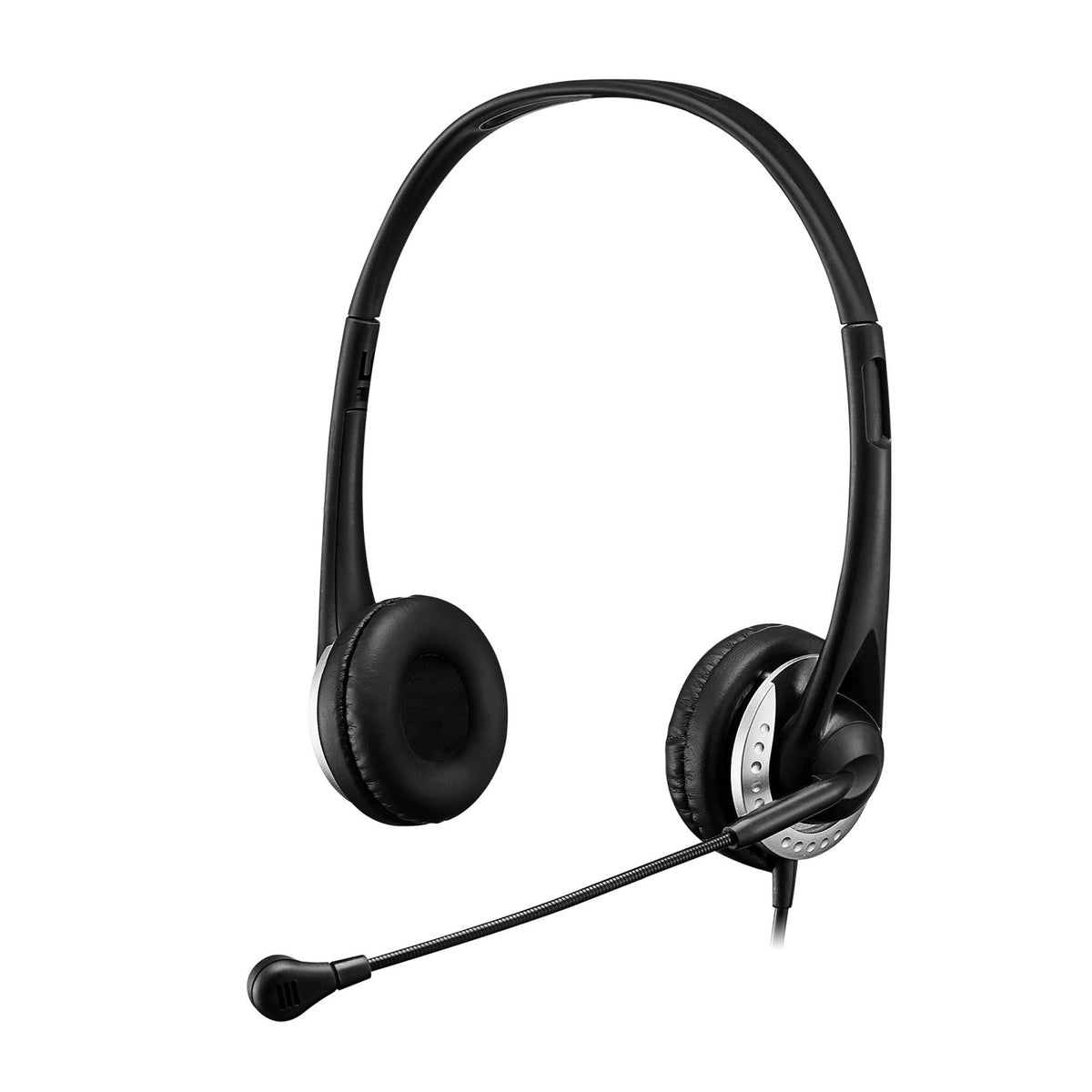 Adesso Xtream P2 Stereo USB Multimedia Headset w/Microphone - Black - 15-16405
