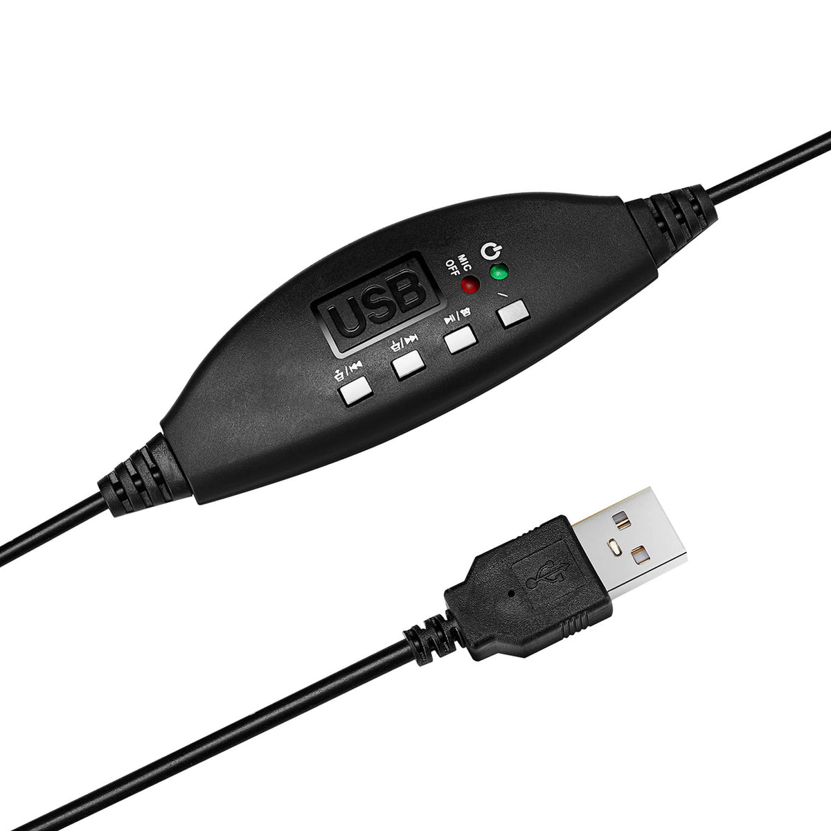 Adesso Xtream P2 Stereo USB Multimedia Headset w/Microphone - Black - 15-16405