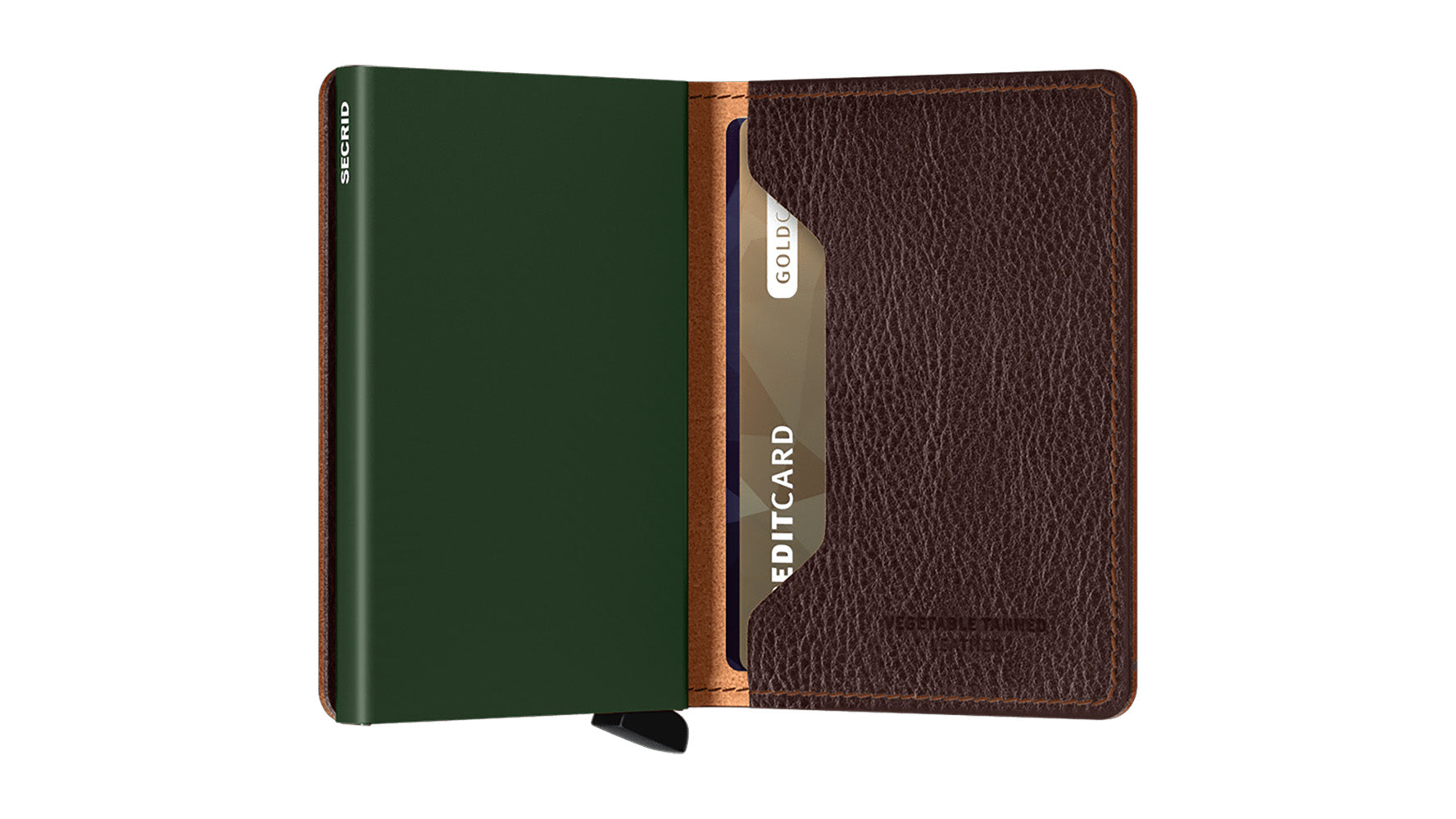 Secrid Slimwallet Veg Caramello Green