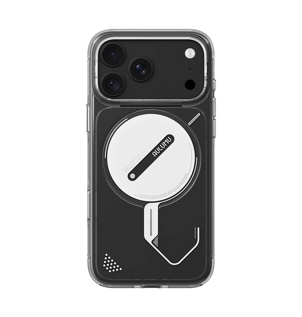 AULUMU iPhone 18 Pro Max/17 Pro Max Ghost Lumen Transparent Case