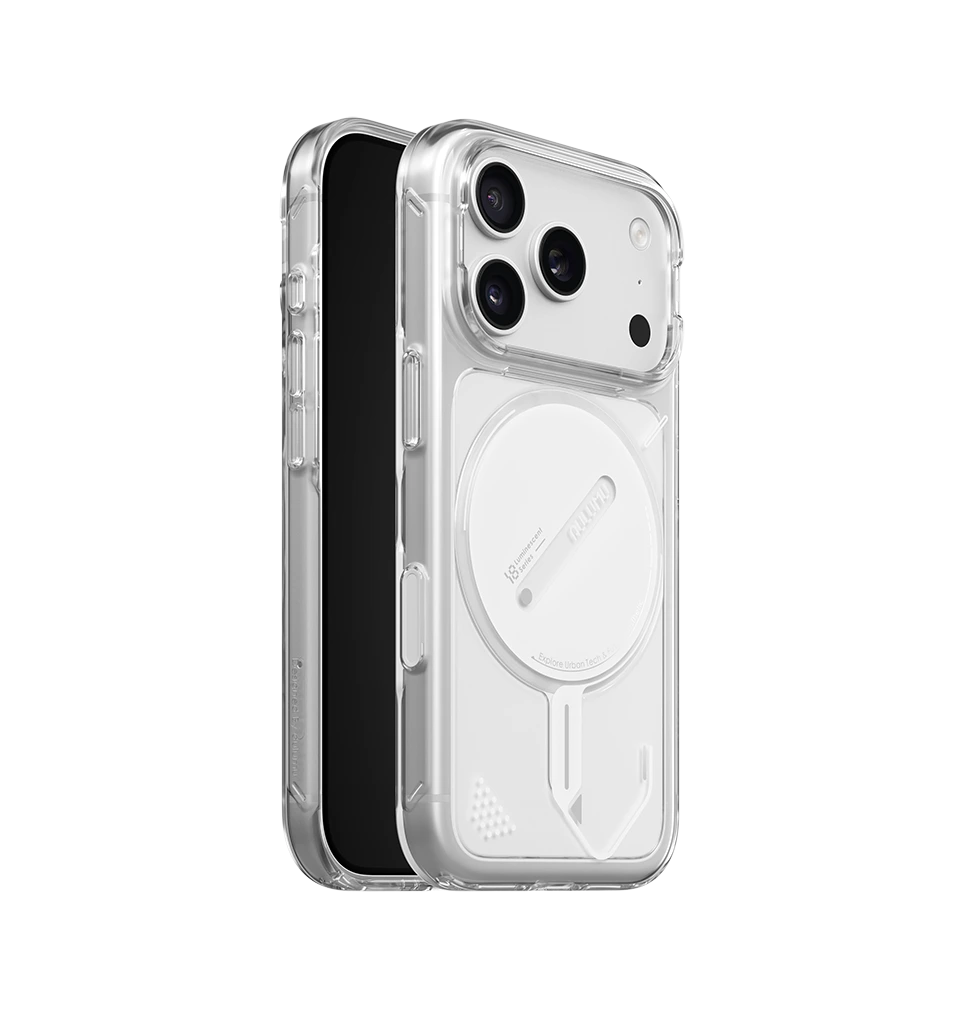 AULUMU iPhone 18 Pro/17 Pro Ghost Lumen Transparent Case