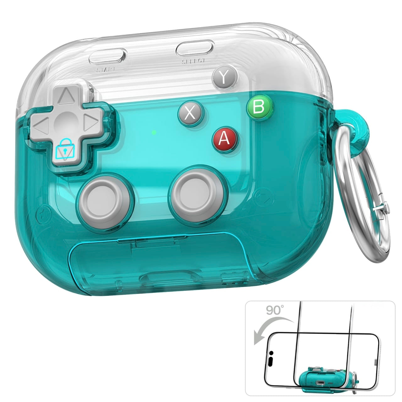 AirPods Game Console Design Transparent Case