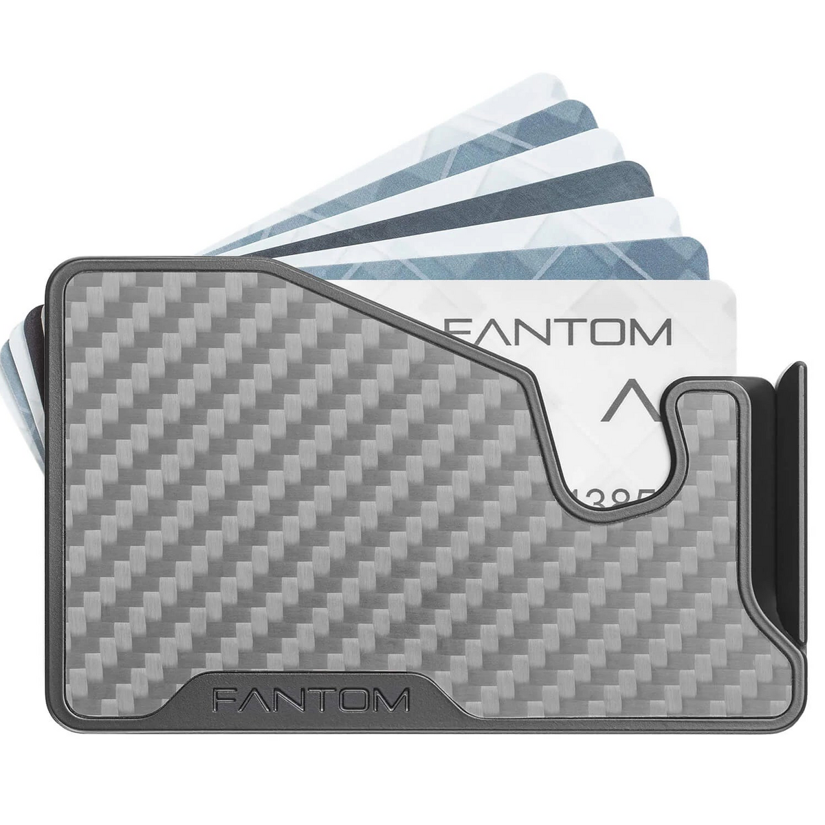 FANTOM M Pro - Carbon Fiber Extra Slim Magsafe Wallet (4-7) Cards