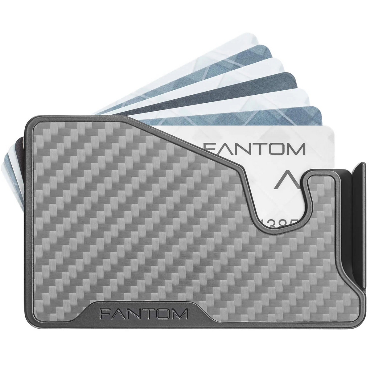 FANTOM M - Carbon Fiber Extra Slim Magsafe Wallet (4-7) Cards
