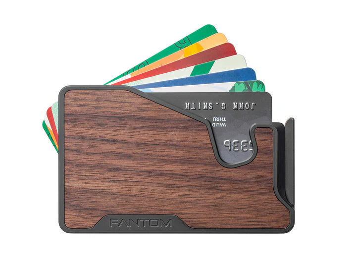 FANTOM M - Slim Walnut Magsafe Wallet (6-10) Cards