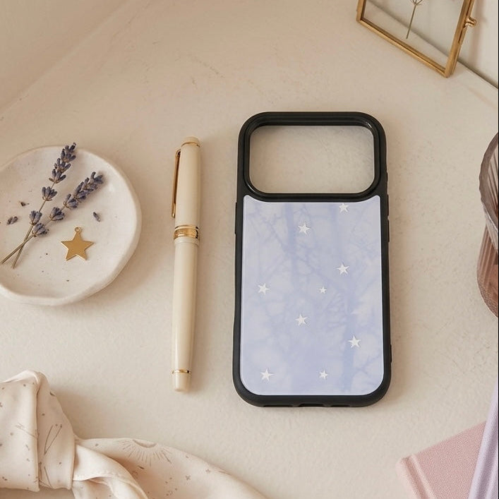 iPhone Purple 3D Star Case