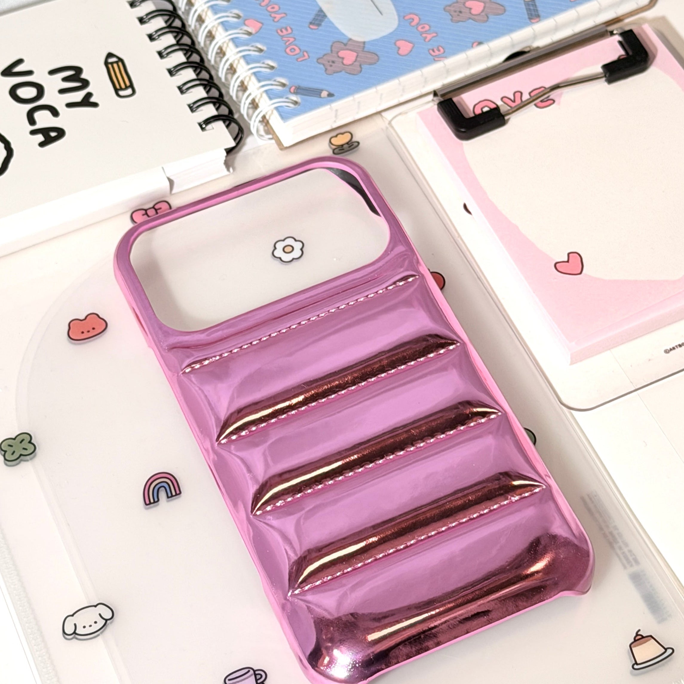 iPhone Puffer Pink Case