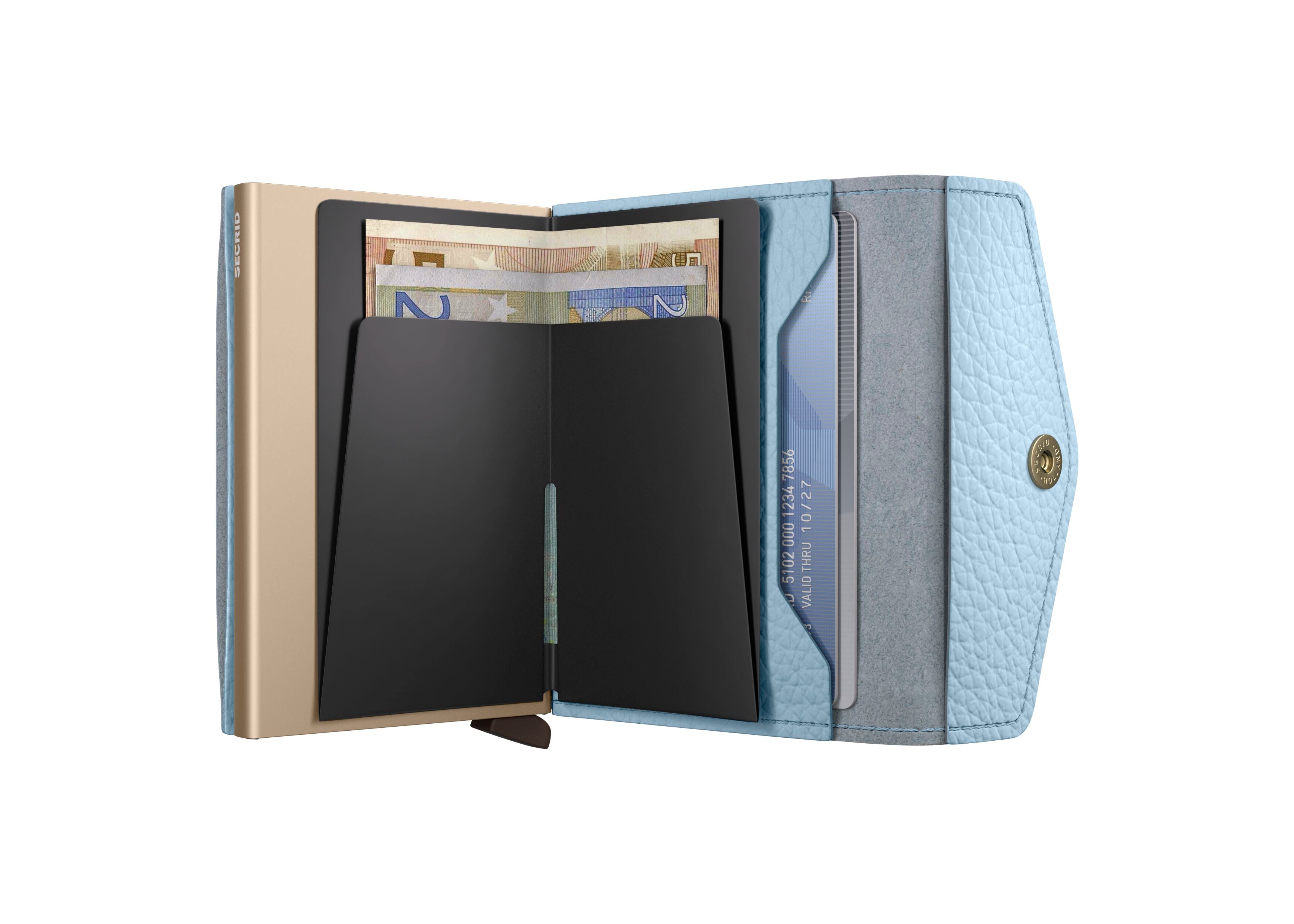 Secrid Envelope Wallet Pebble Ice Blue