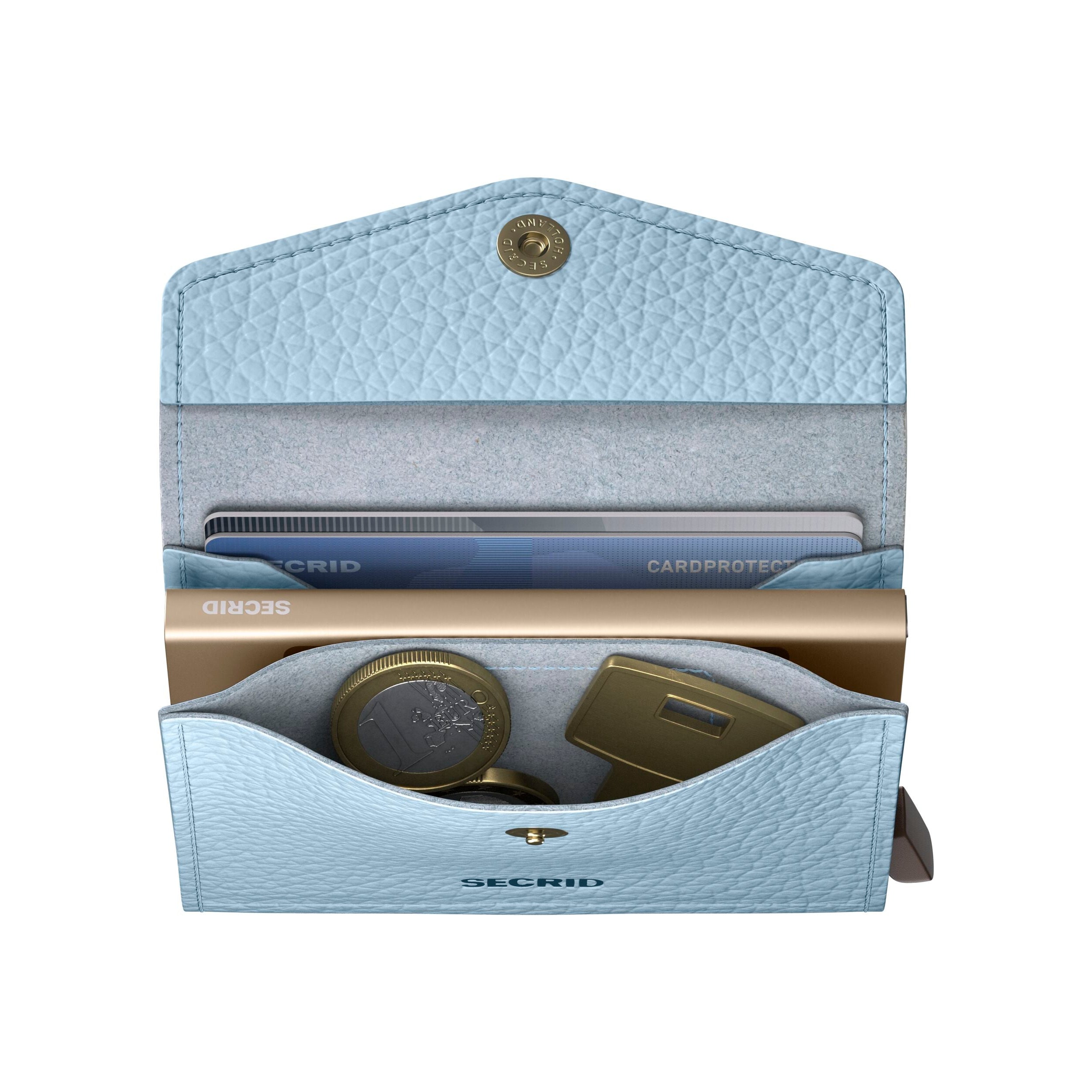 Secrid Envelope Wallet Pebble Ice Blue