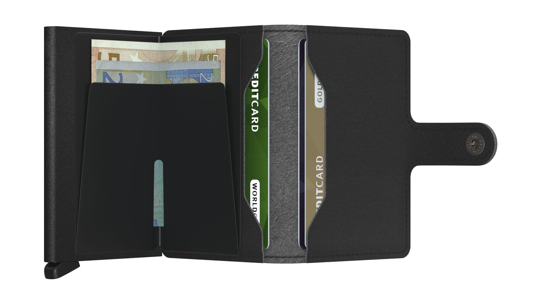 Secrid Miniwallet Yard Black Powder-Black