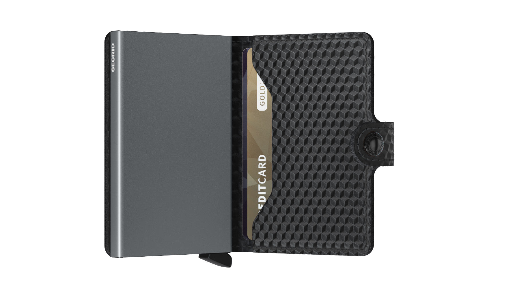 Secrid Miniwallet Cubic Black-Titanium