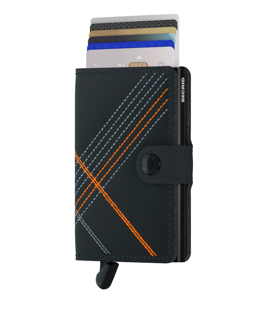 Secrid Miniwallet Stitch Linea Orange