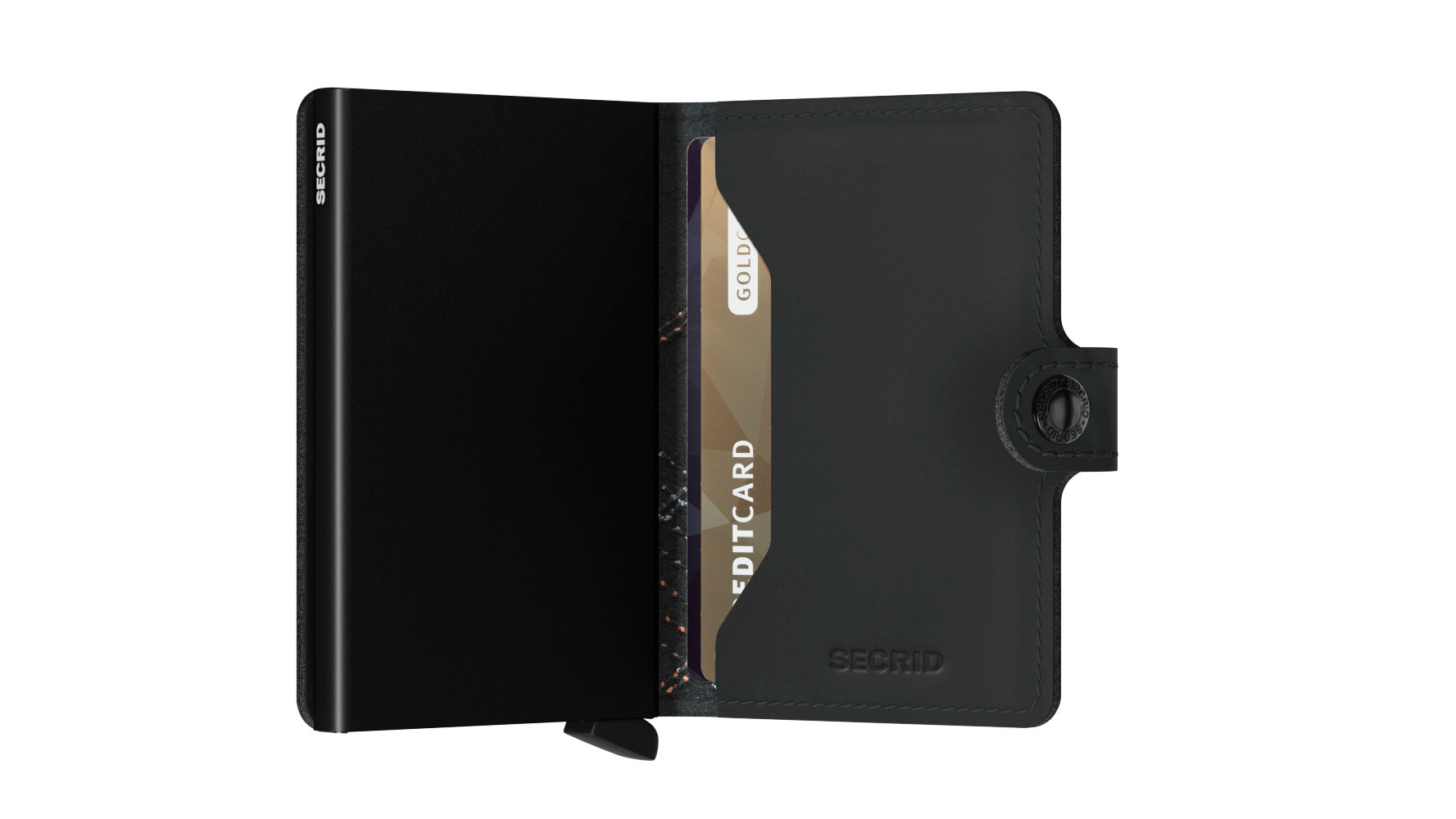 Secrid Miniwallet Stitch Linea Orange