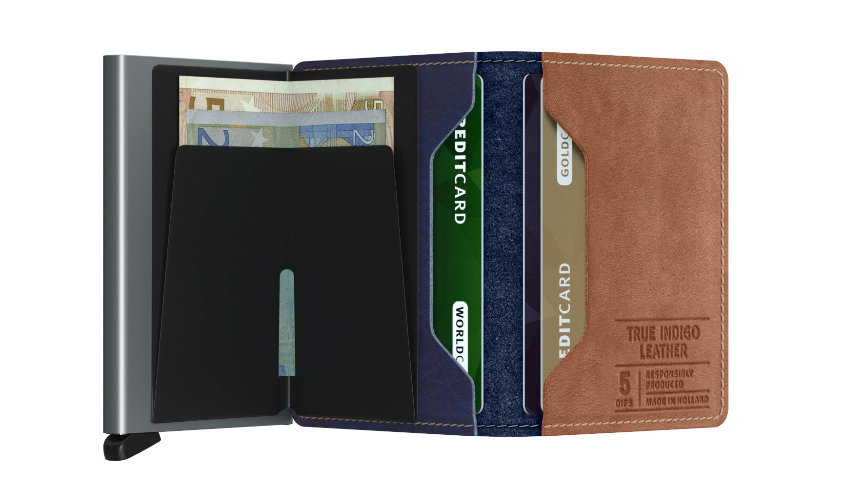 Secrid Slimwallet Indigo 5 Titanium