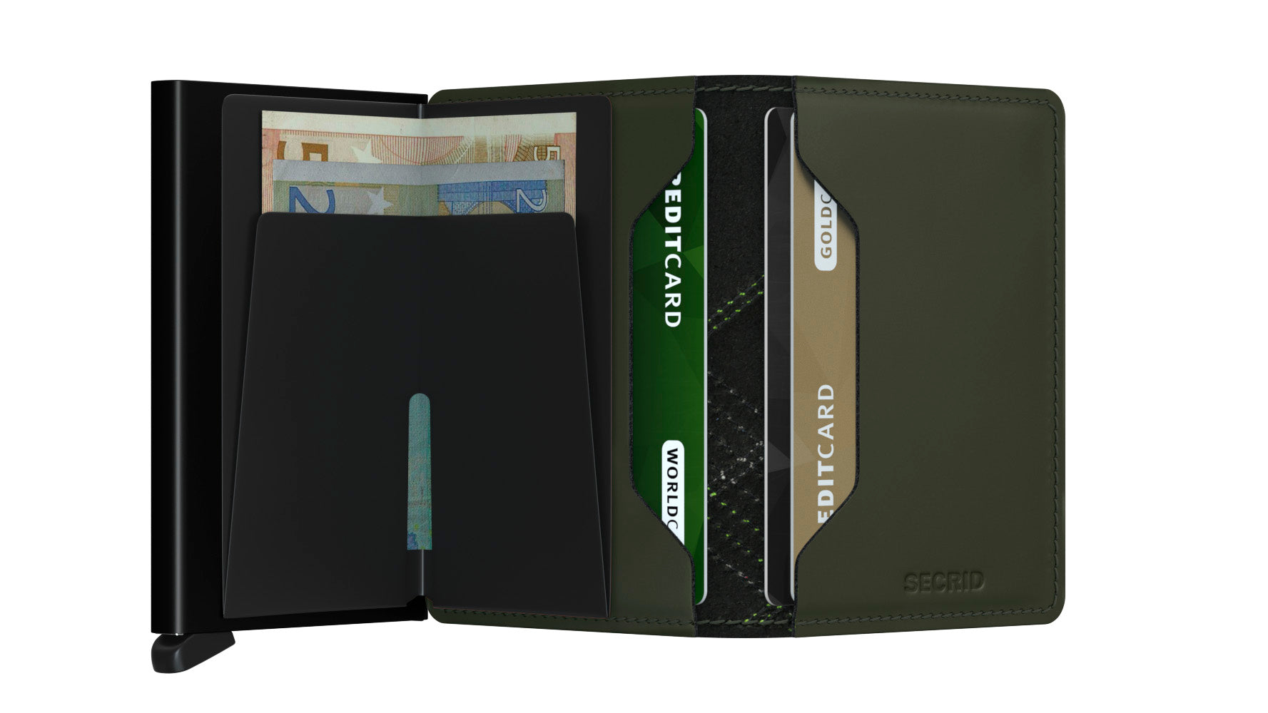 Secrid Slimwallet Stitch Linea Lime