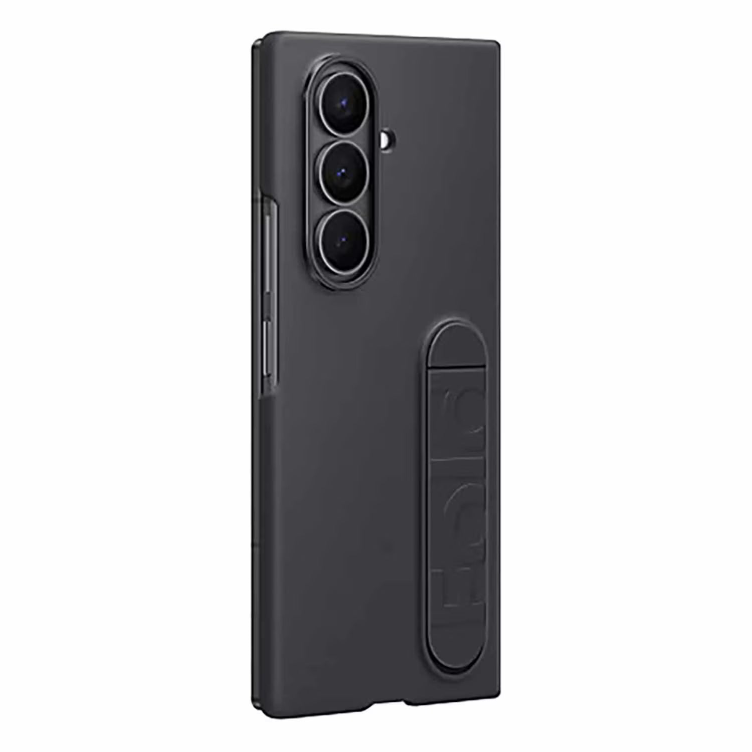 Silicone Standing Grip Case Black for Samsung Galaxy Z Fold7 Black