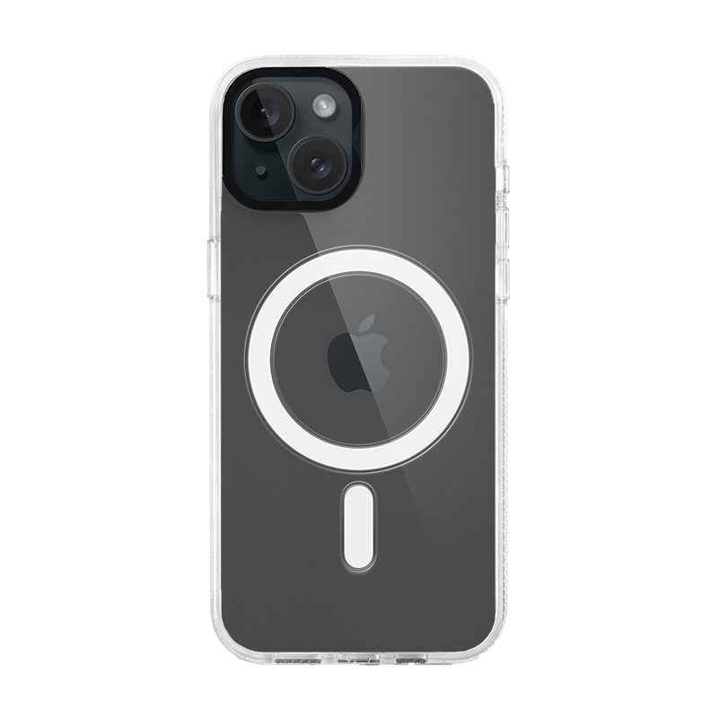 iPhone 15 White Custom Case MagSafe