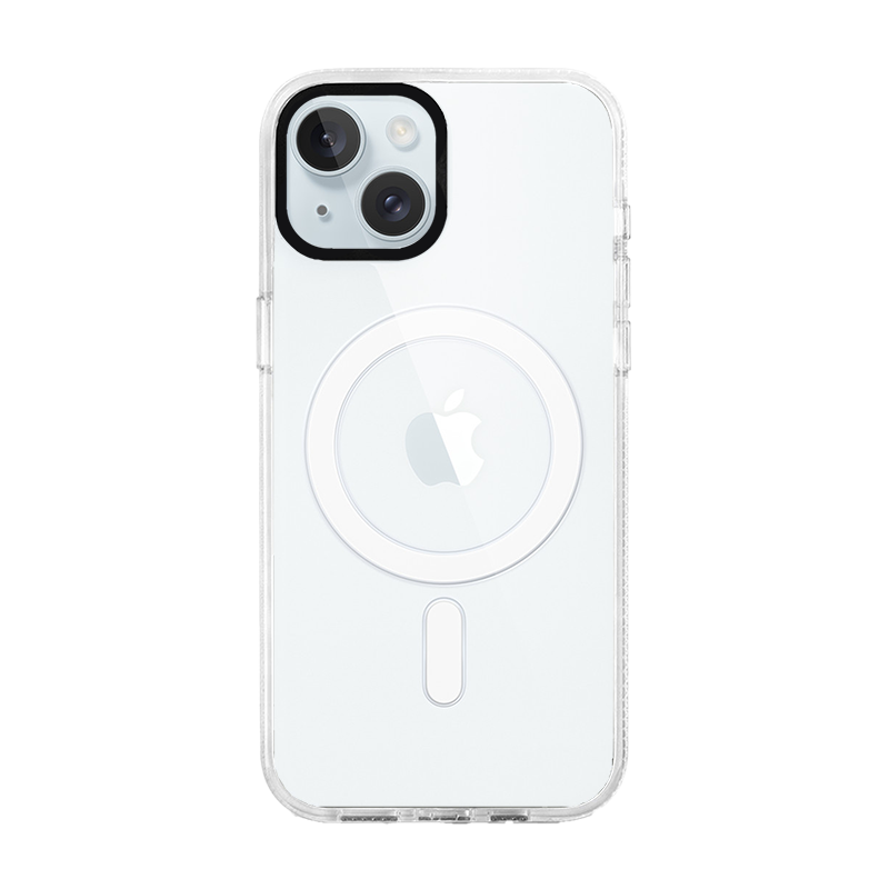 iPhone 15 White Custom Case MagSafe