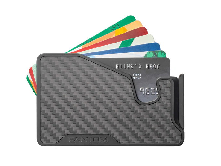 FANTOM X - Card Fanning Carbon Fiber Wallet (5-10) Cards