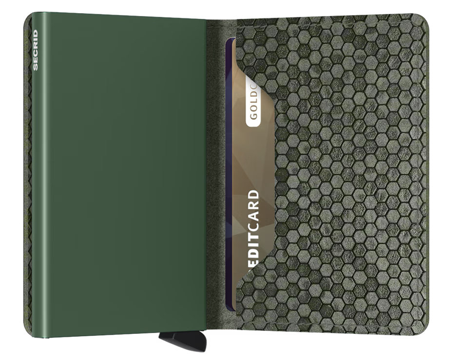 Secrid Slimwallet Hexagon Green