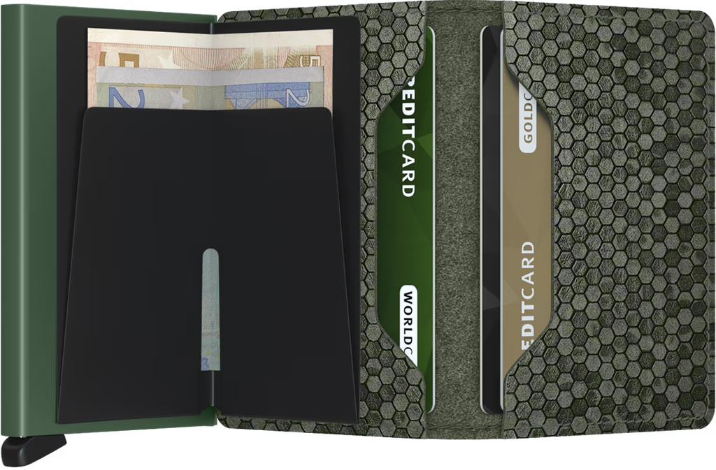 Secrid Slimwallet Hexagon Green