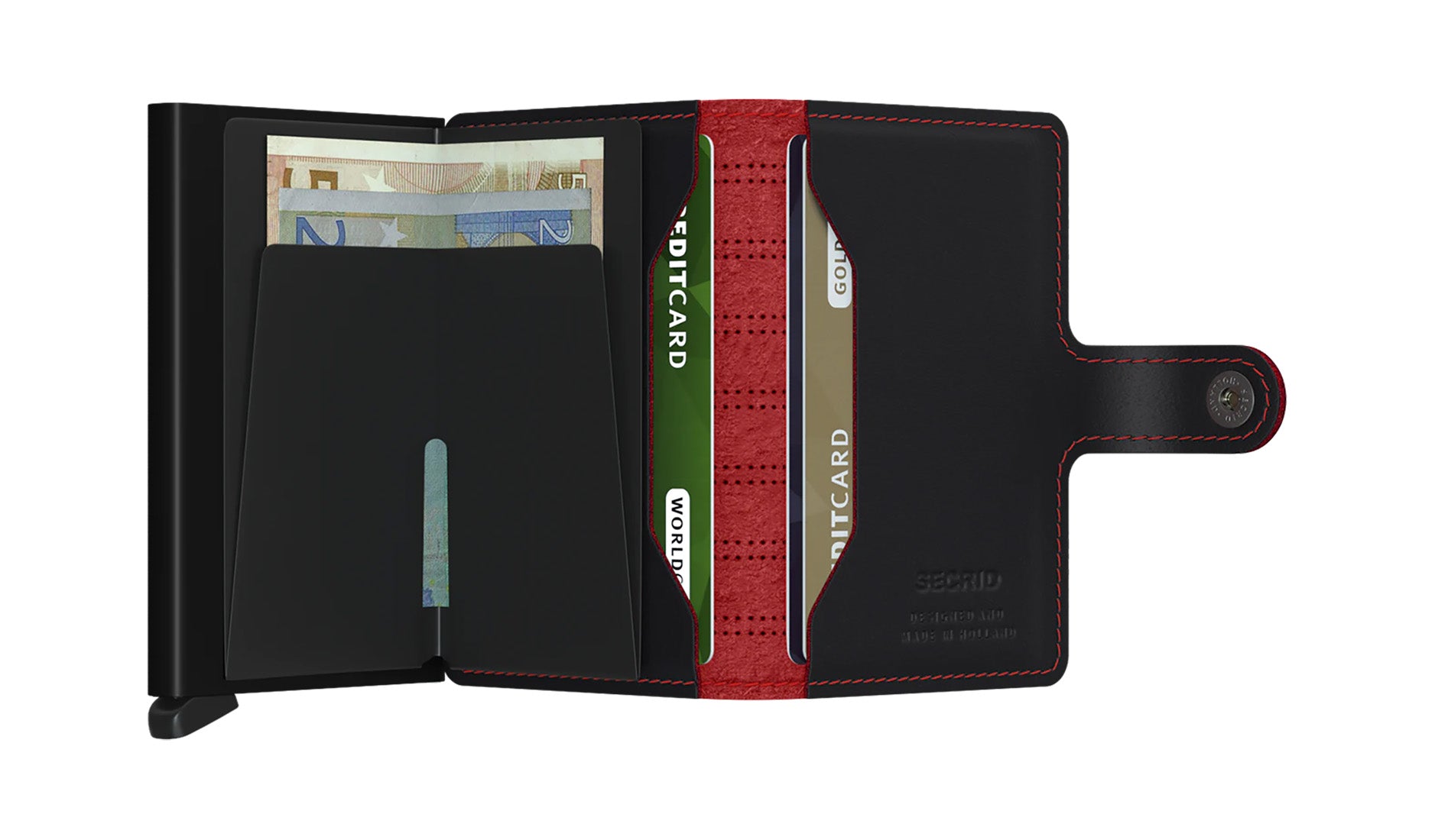 Secrid Miniwallet Fuel Black-Red