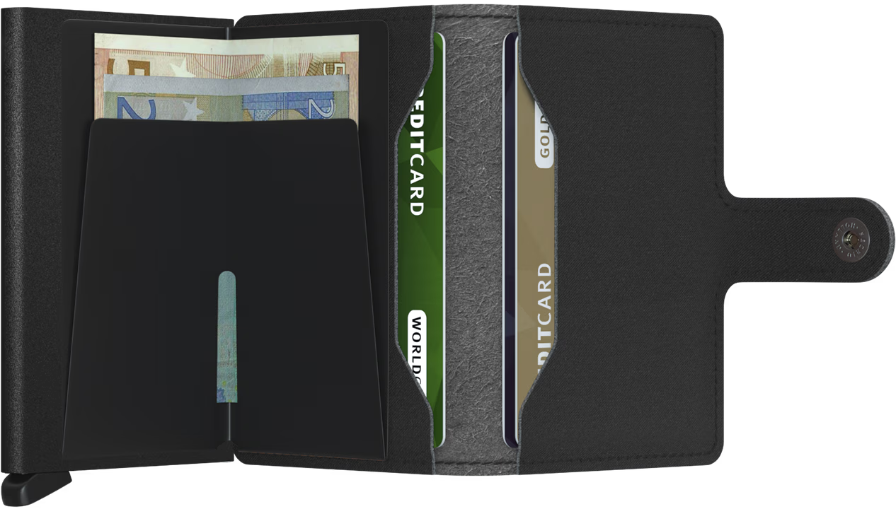 Secrid Slimwallet Yard Black Powder-Black