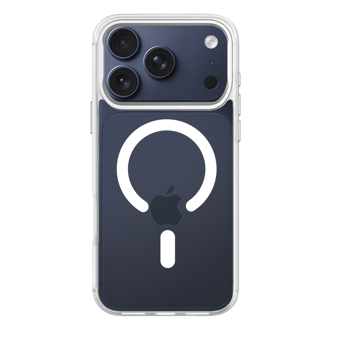 iPhone 17 Pro Swappable Custom Case Magsafe (White Frame)
